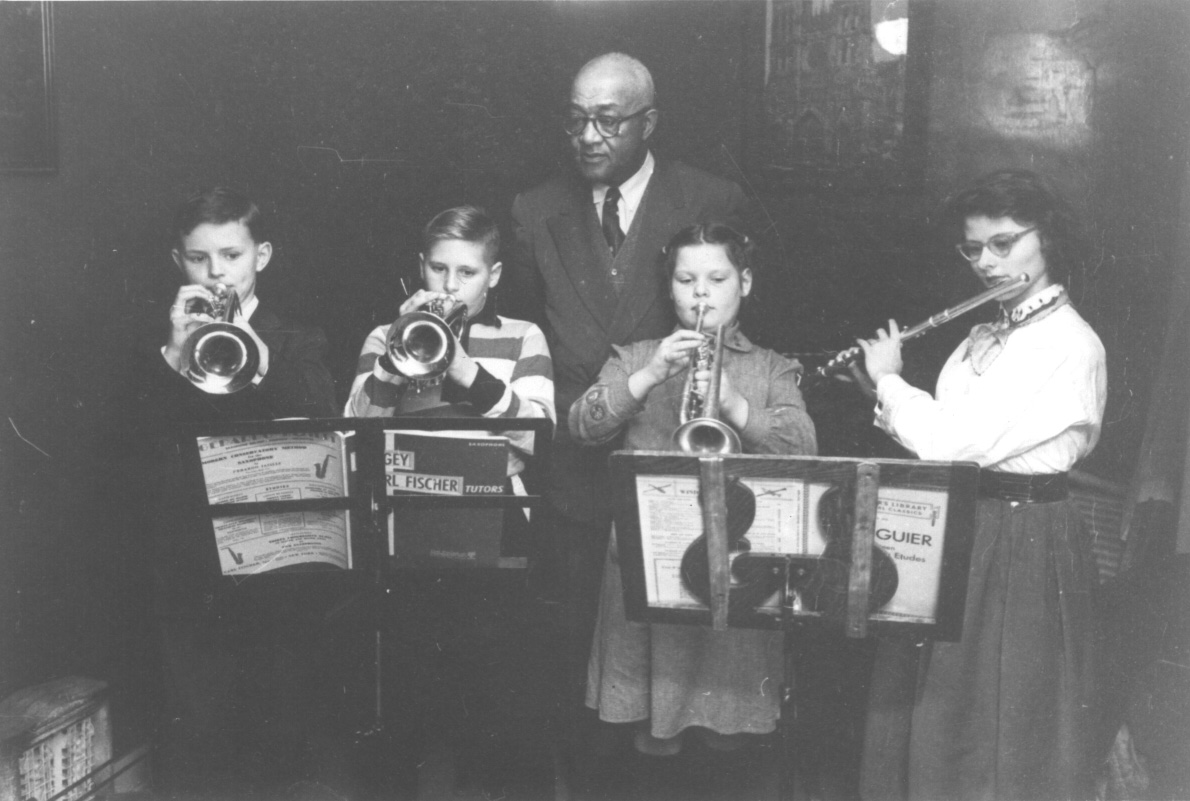 Lawrence with Students