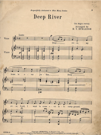 Deep River Sheet Music