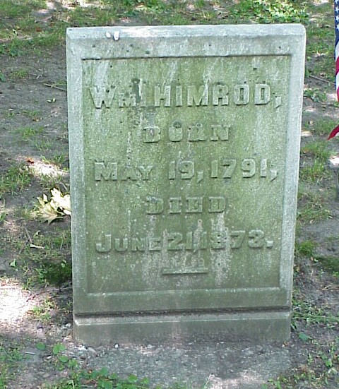 William Himrod Grave at Erie Cemetery